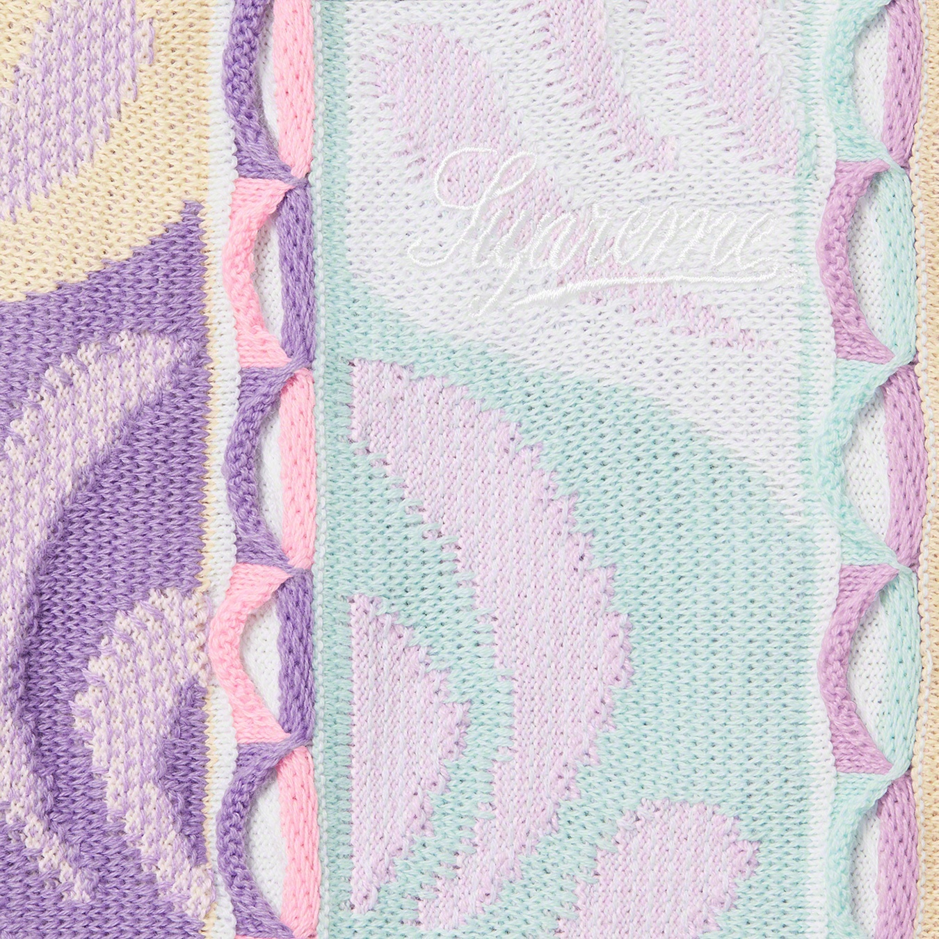 Abstract Textured Zip Up Polo view 8